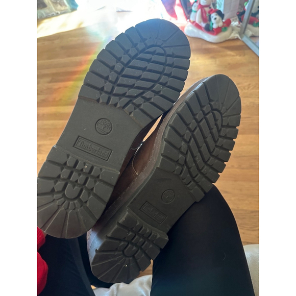 Men's Timberland Brown Leather Ankle Boots Size 13 - Picture 6 of 6